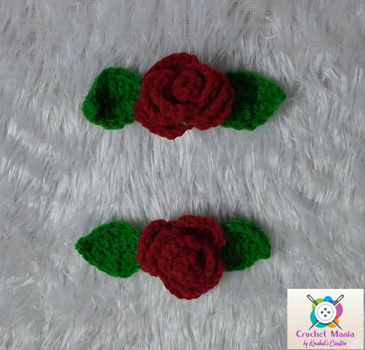 Crochet hair accessories