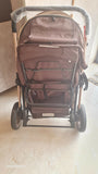 HUNY HUNY 3- in-1  Reversible Stroller/Pram Khakhee Rubber Wheels