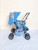 LuvLap Sunshine Reversible Handle Baby Stroller Foldable Travel Pram