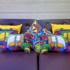 Colorful decorative pillows 