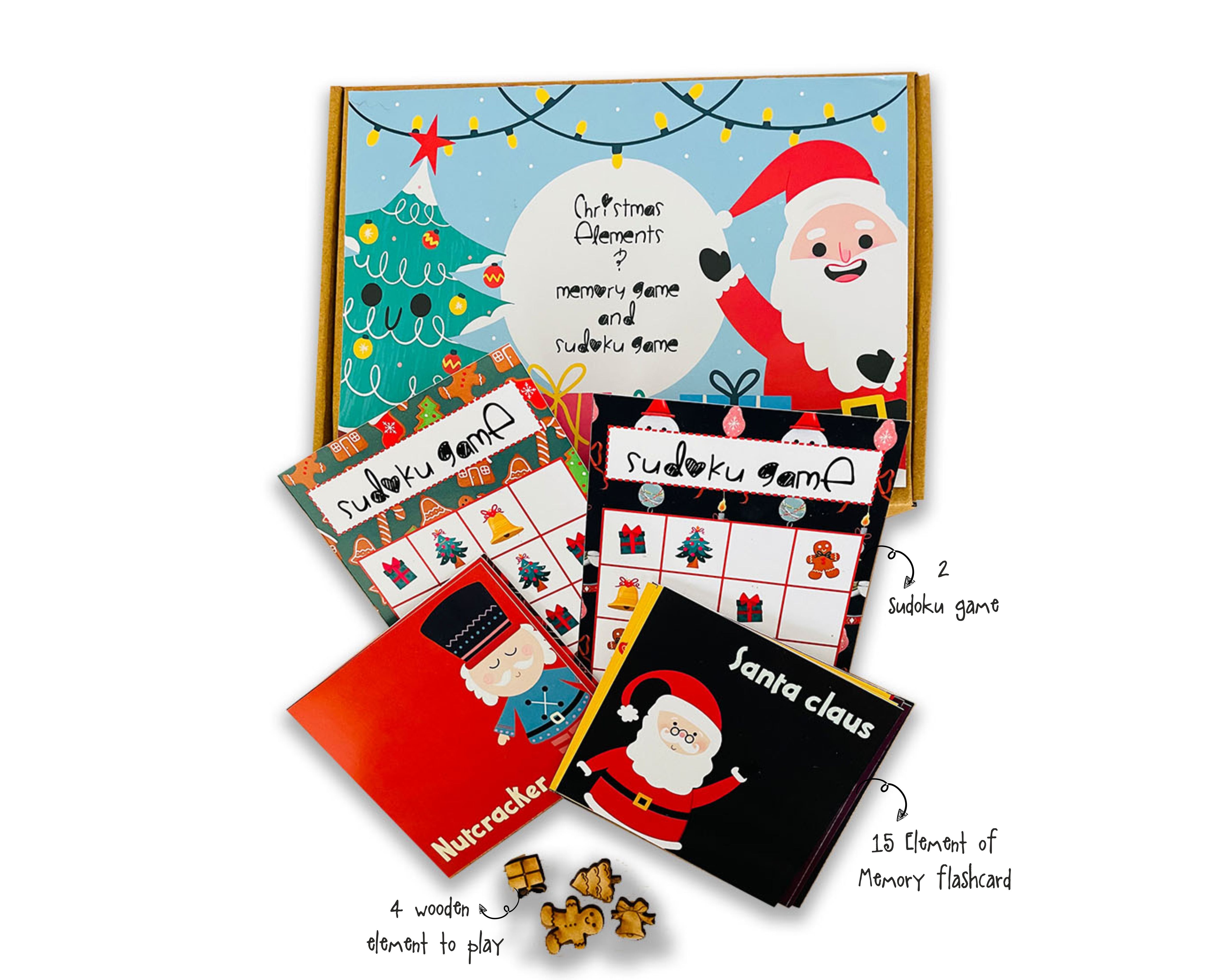 ZOOPLAY Christmas  Elements  Memory  Game & Sudoku 