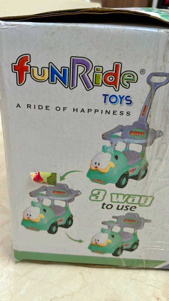 FUNRIDE Ride-On Car Toy with Handle - PyaraBaby