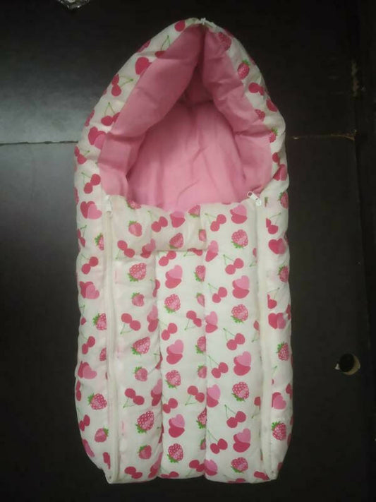 Baby carrier - White and Pink