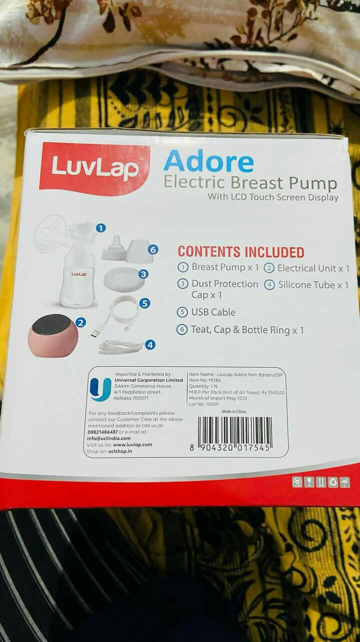 LUVLAP adore Electric breast pump - PyaraBaby