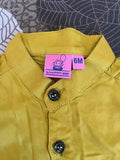 Yellow and Green Shirt for Baby Boy - PyaraBaby