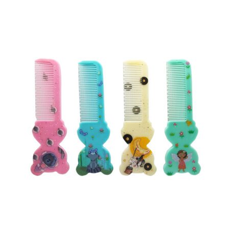 Baby Combs Mini – Pack of 4 – Round Tips for Smooth and safe combing