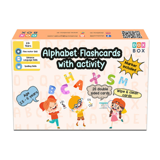Alphabet Flashcards with activity - PyaraBaby