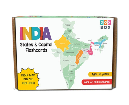 India states and Union territories flashcards - PyaraBaby