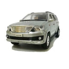 The Game Begins Pull Back Action Toyota Fortuner Miniature Toy Car (Silver) - PyaraBaby