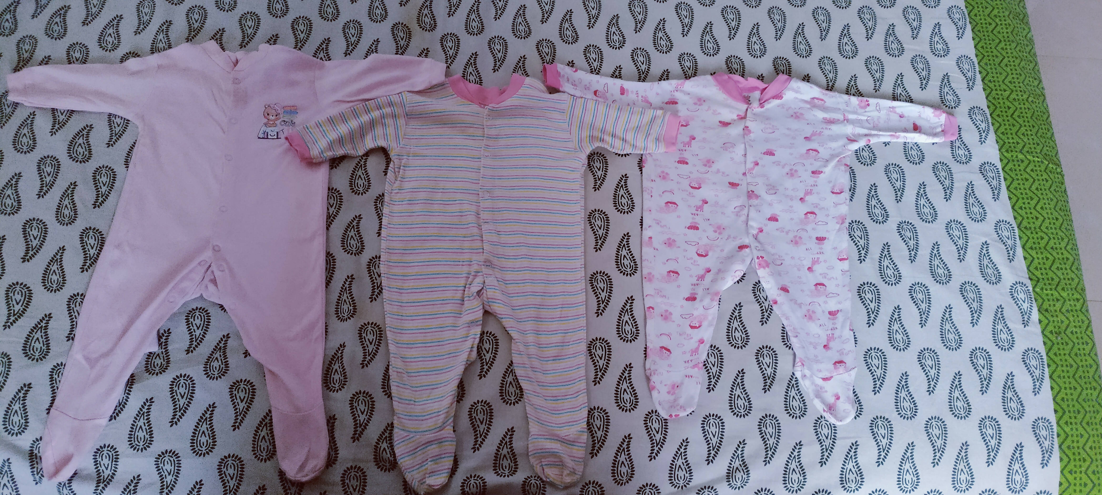 TINY BERRY footed rompers & non footed rompers (Combo of 6)