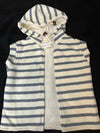 Striped cotton sleeveless Jacket