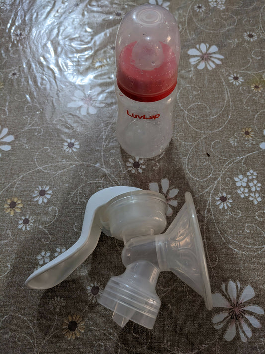 LUVLAP Manual Breast Pump - PyaraBaby