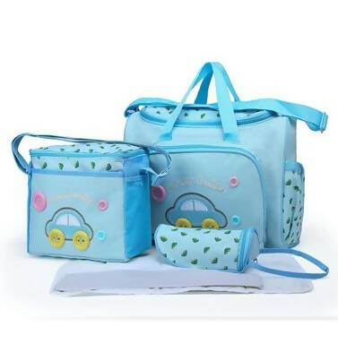 Baby Bucket Diaper Bag- Blue