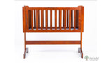 Clinton Baby Wooden Swing With Mosquito Net & Swing Stopper Knob Made With Non-Toxic Material, Dimensions- L 95.25 x B 50.8 x H 83.8 cm - PyaraBaby