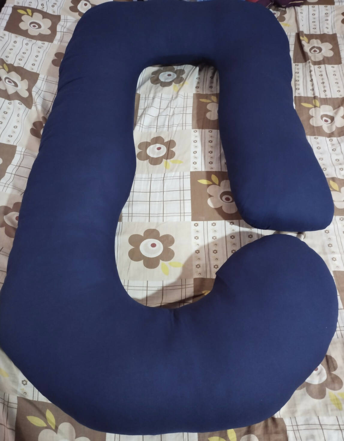 MOM'S MOON Upgrade Model Of Pregnancy Pillow Microfibre (Dark Blue)