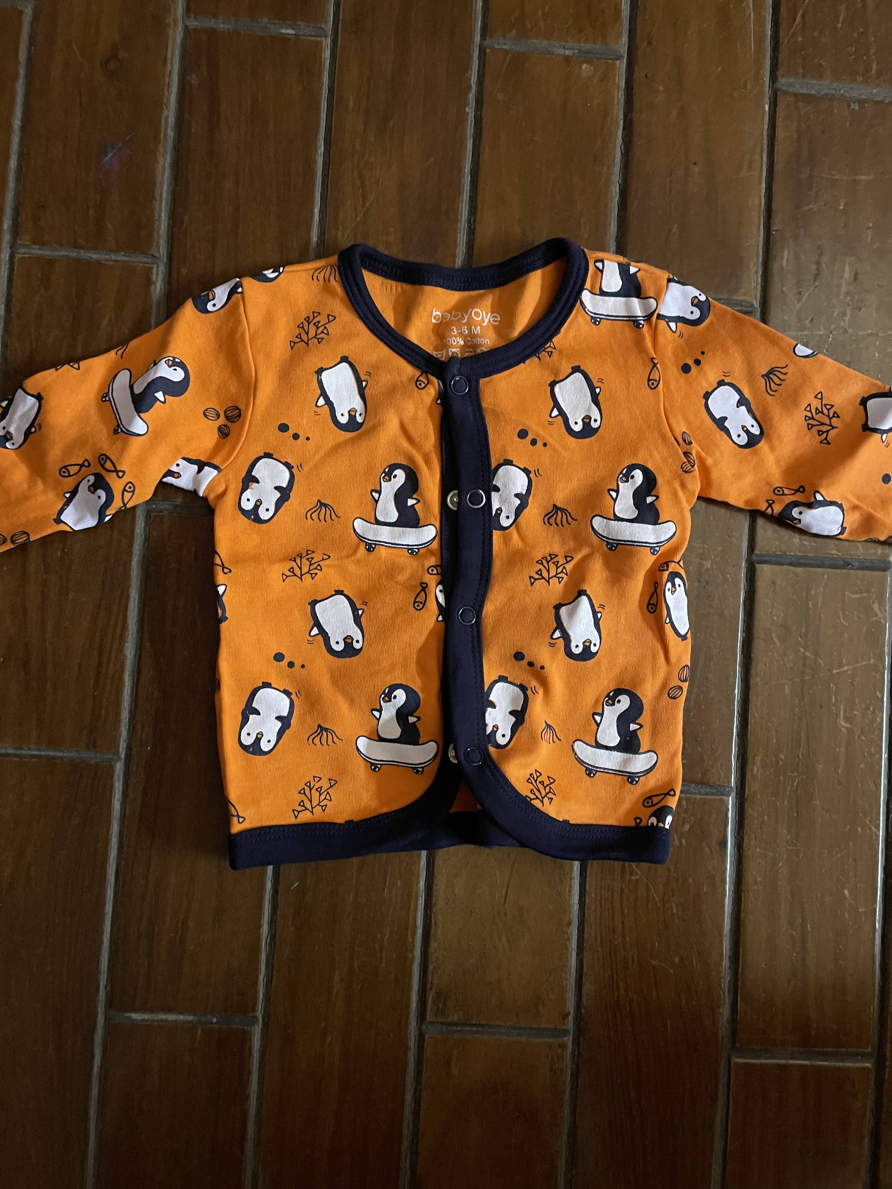 BABYOYE Set Of Penguin Buttoned Shirts