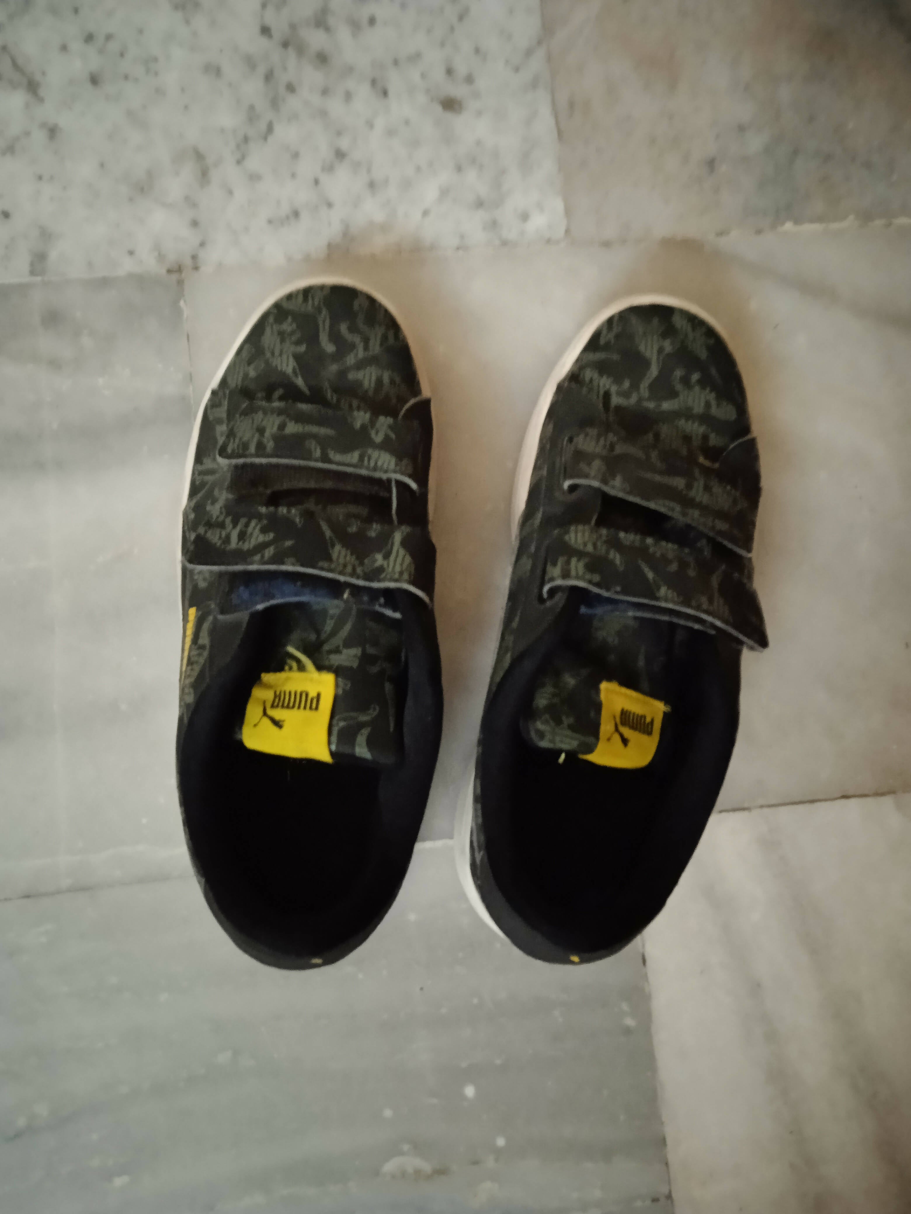 Puma shoes with military prints for boy- 7years - PyaraBaby