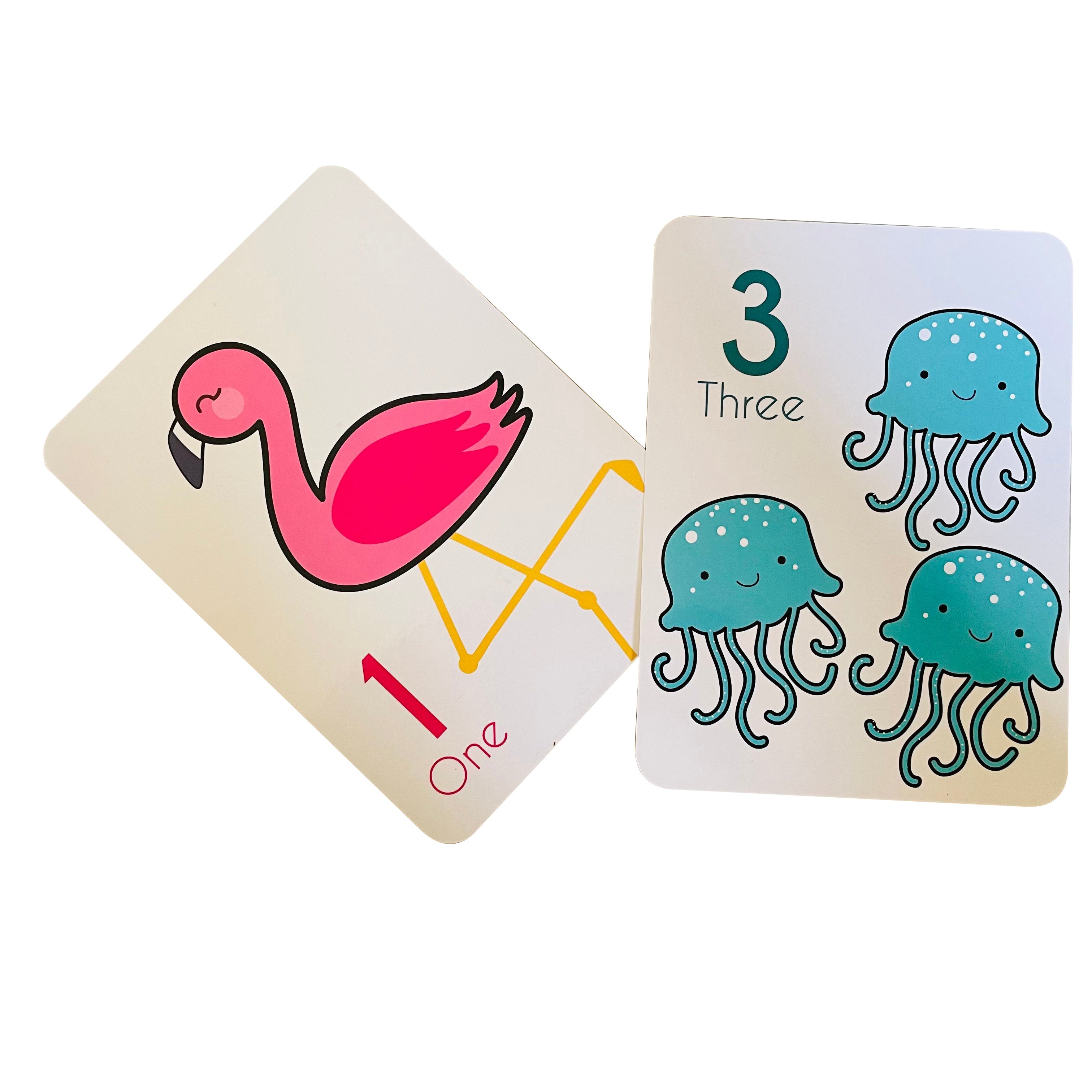 Number Flashcards and counting activity - PyaraBaby