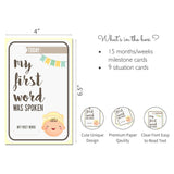 Baby Milestones Flashcards -Pack of 24 - PyaraBaby