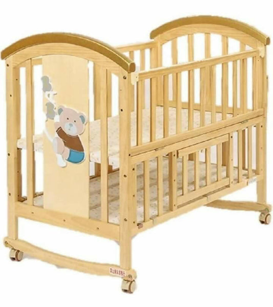 BABYTEDDY 9 In 1 MultiFunctional Baby Crib/Cot, Dimensions: H94×W64×L106 cm - PyaraBaby