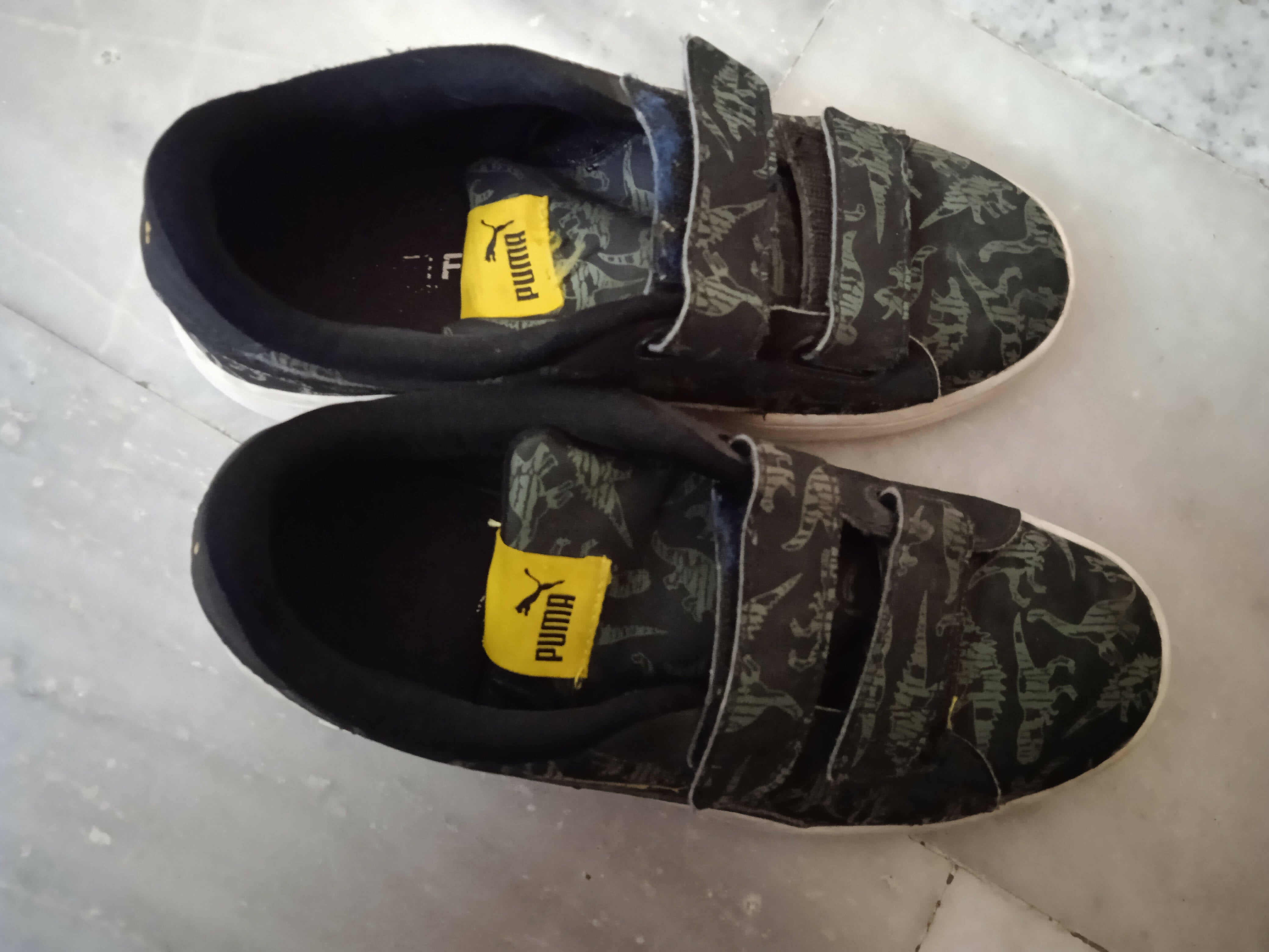 PUMA shoes with military prints for boy- 7years