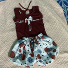 Baby girl short cum skirt & tees - PyaraBaby