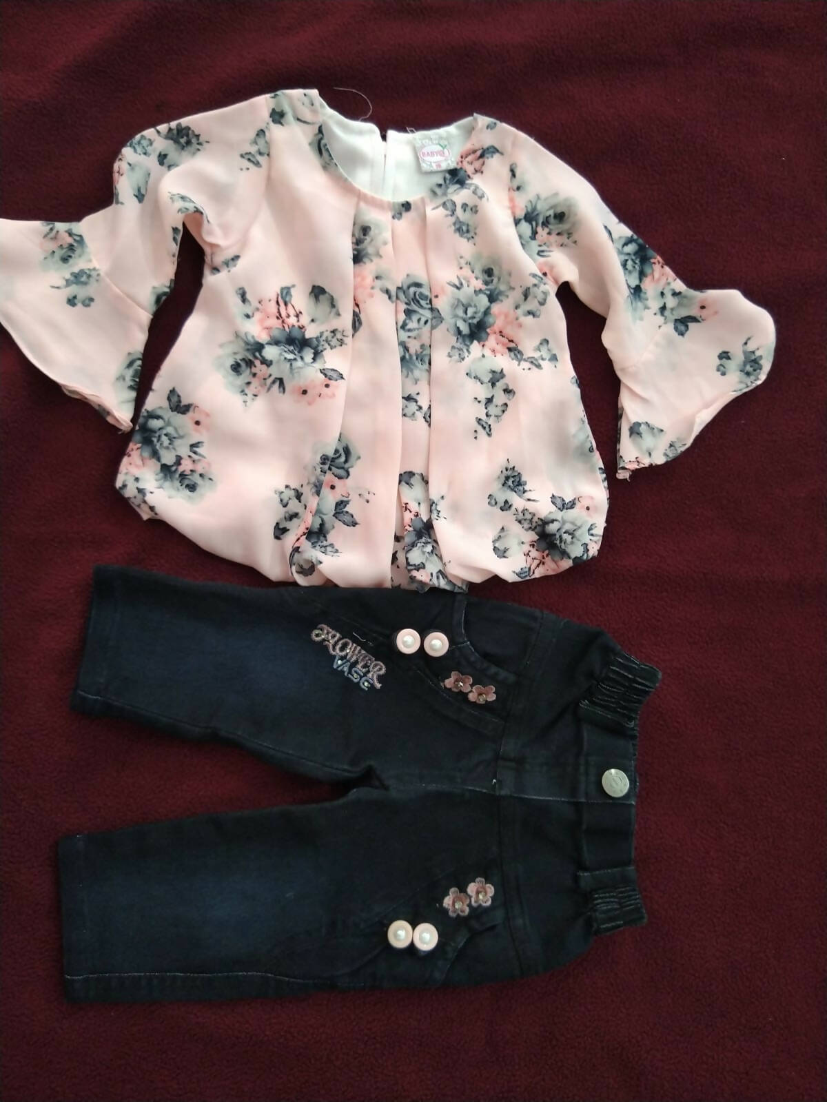 2PCS Toddler Kids Baby Girl Ruffle Tops T-shirt Denim Pants Jeans Outfits  Set 1-6T - Walmart.com | Toddler girl outfits summer, Fashion baby girl  outfits, Outfit sets