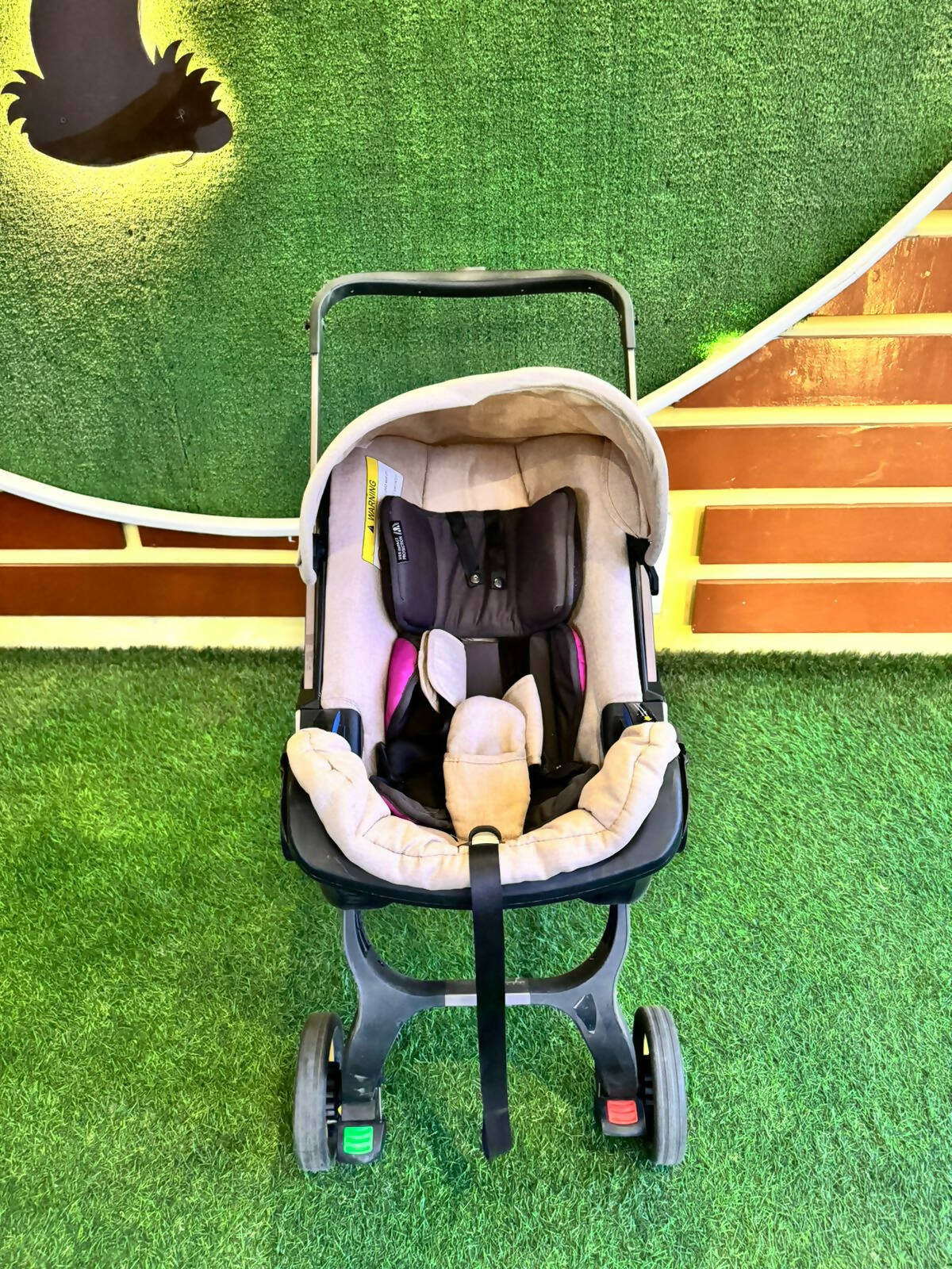 Dupe of the famous Doona Car Seat Stroller - Beige - PyaraBaby