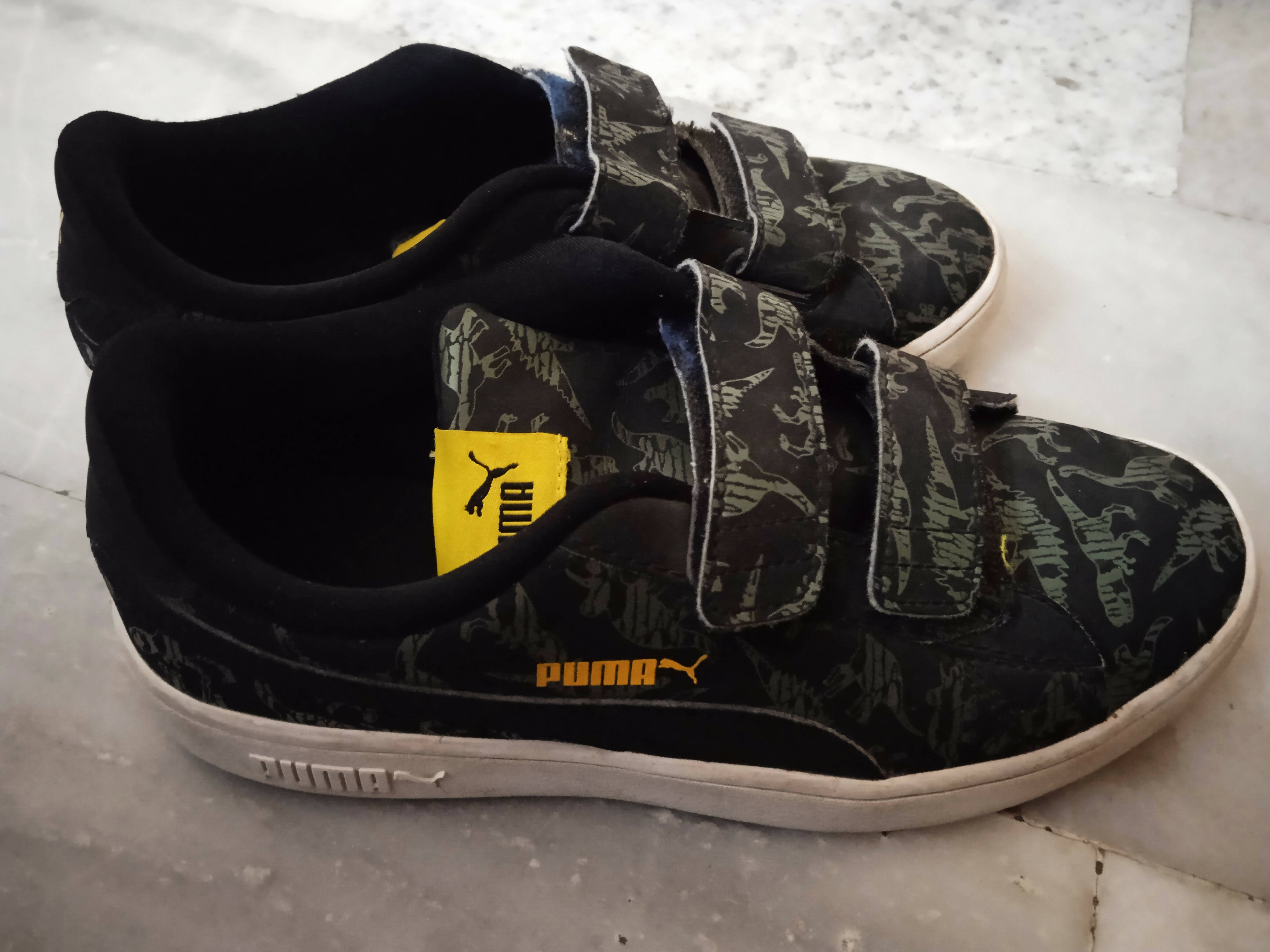 Puma shoes with military prints for boy- 7years - PyaraBaby