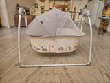 R FOR RABBIT Lullabies Automatic Swing Baby Cradle with Remote Control & Mosquito Net - PyaraBaby