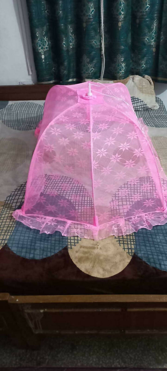 Portable Mosquito Net for Baby - Pink