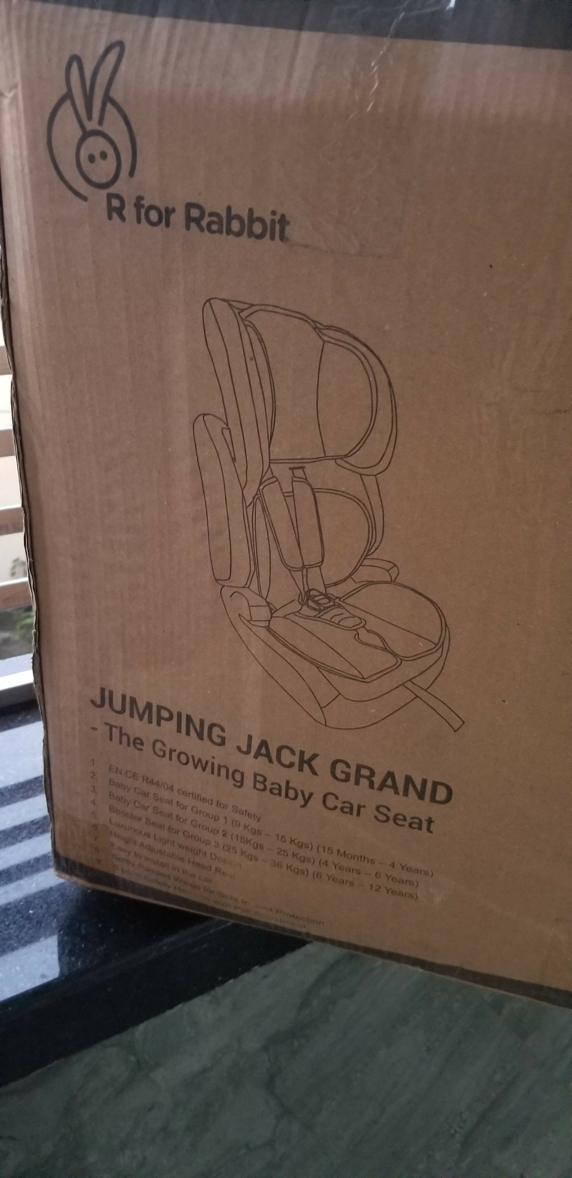 R FOR RABBIT jumping Jack Grand Baby Car Seat - PyaraBaby