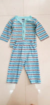 Cotton Blue full T-Shirt and Pant