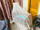 BABYHUG Lonia Wooden Cradle