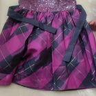 Partywear Frock/Dress - Pink and Grey - PyaraBaby