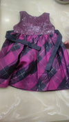 Partywear Frock/Dress - Pink and Grey
