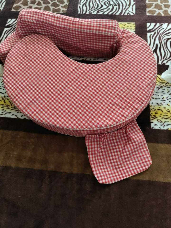 OSCAR HOME store / Oscar Home Breast Feeding/Nursing Pillow (with Belt) Multifunction Pillow with 5 Different uses, with Cotton Printed Slipcover Filled with Microfibre - PyaraBaby