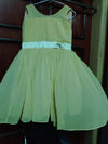 Light yellow party wear dress for 7-8 years girl