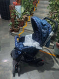 BABYHUG Comfy Ride Stroller/Pram with Reversible Handle and 5 Point Harness - PyaraBaby