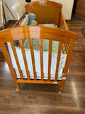 Me & Moms brand Baby Wooden Cot With mattress