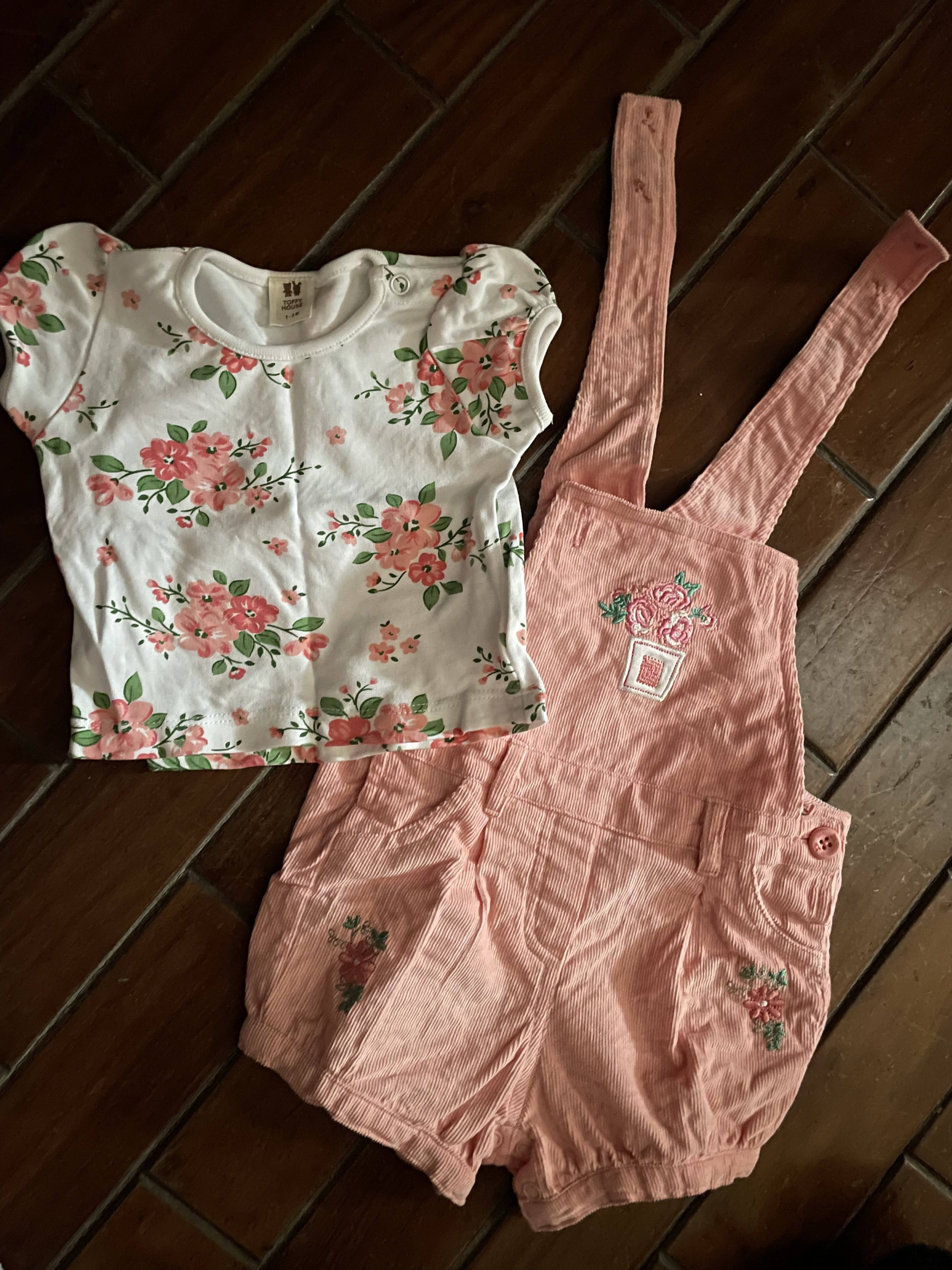 TOFFEE HOUSE Dungaree Set - PyaraBaby