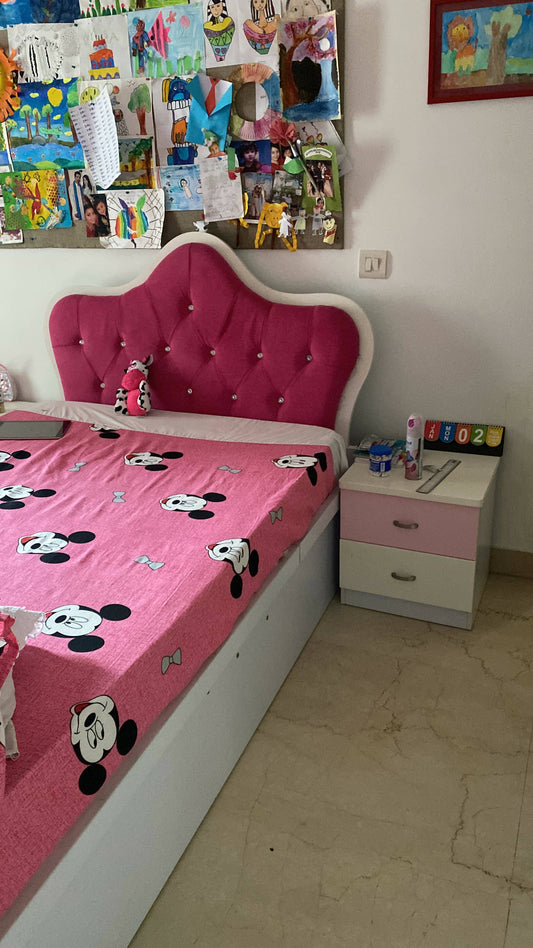 Princess Kids Bed Set, Dimensions: 81x49x16 Inch