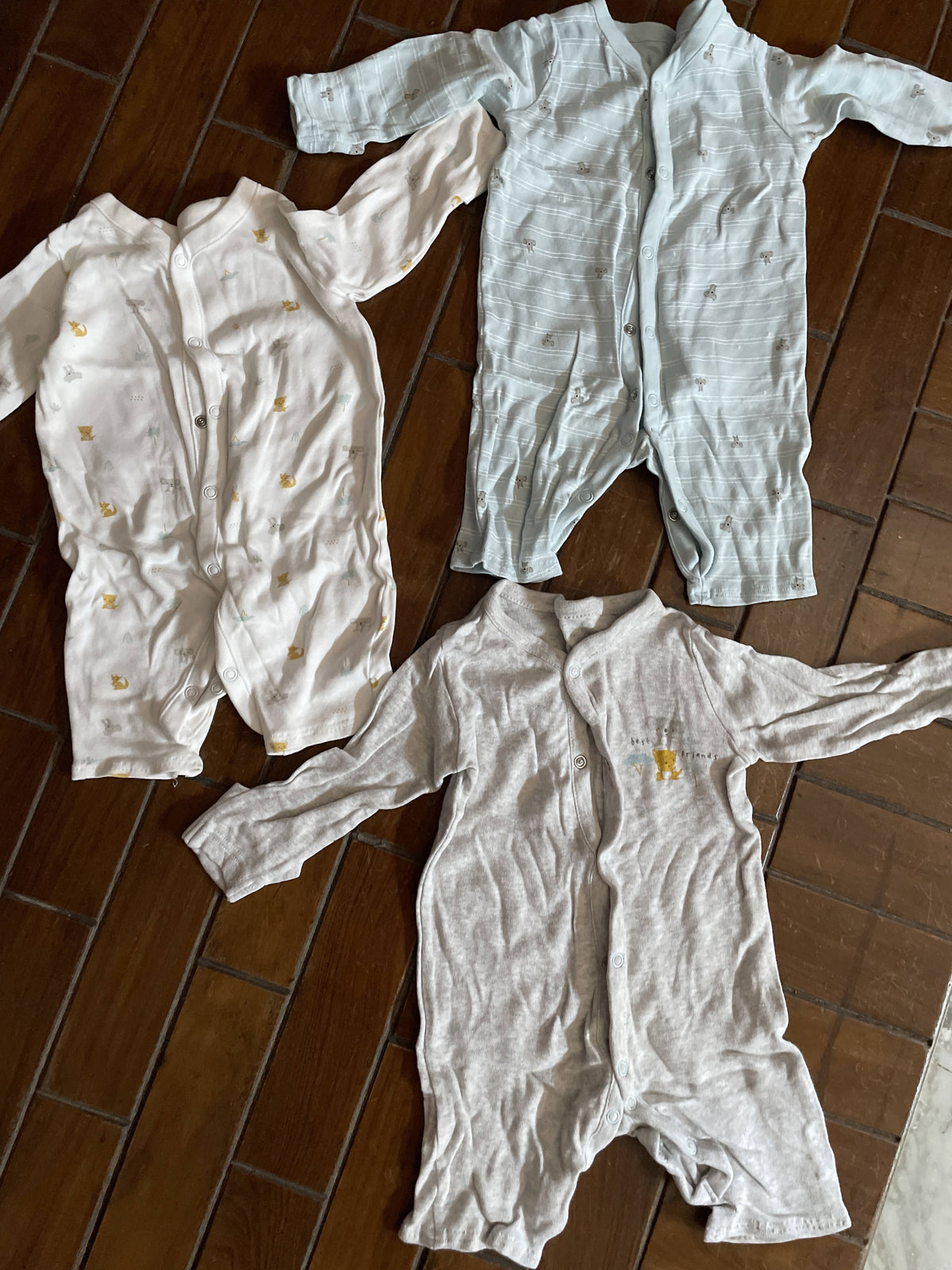 MOTHER CARE Set Of 3 Rompers