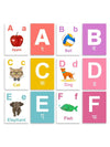 ILEARNNGROW Alphabets Flash Cards for kids learning, Educational Activities, Learning the Alphabet, Letter Identification, Early Childhood Education