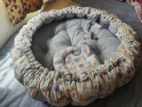 BABY GAMBLING Baby Bed - Round Shaped- With Pillow