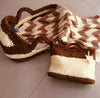 Handmade Customized Crochet Moses Basket, Blanket and Handbag