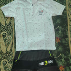 Shorts and White T-Shirt Set For Baby Boy - PyaraBaby