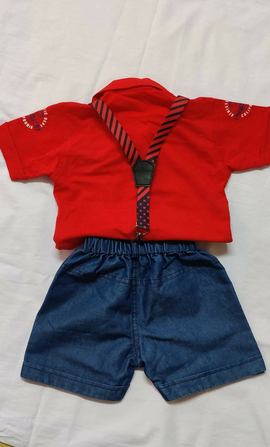 KIDDY FASHION Dungaree Set for Baby - PyaraBaby