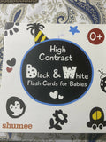 SHUMEE High contrast black and white cards - PyaraBaby