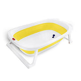 LUVLAP Splash 2 in 1 Folding Baby Bath tub cum Baby Bather with Temperature Sensitive Plug & Anti Slip base - PyaraBaby